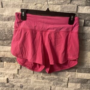 Lululemon Athletica Vibrant Pink Athletic Shorts